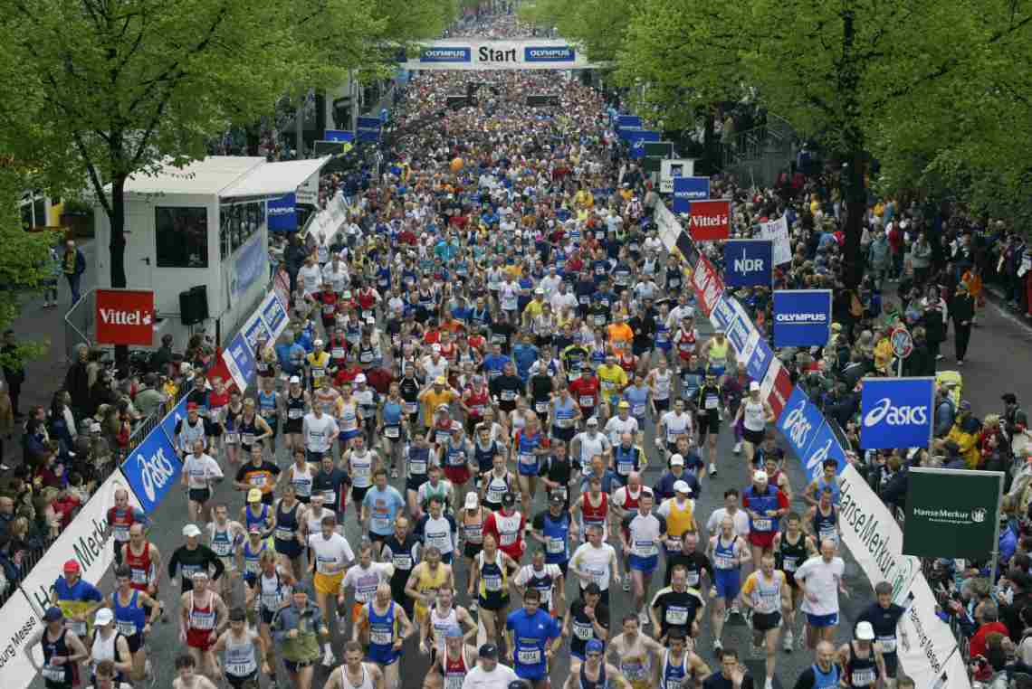 Hamburgi maratoni start